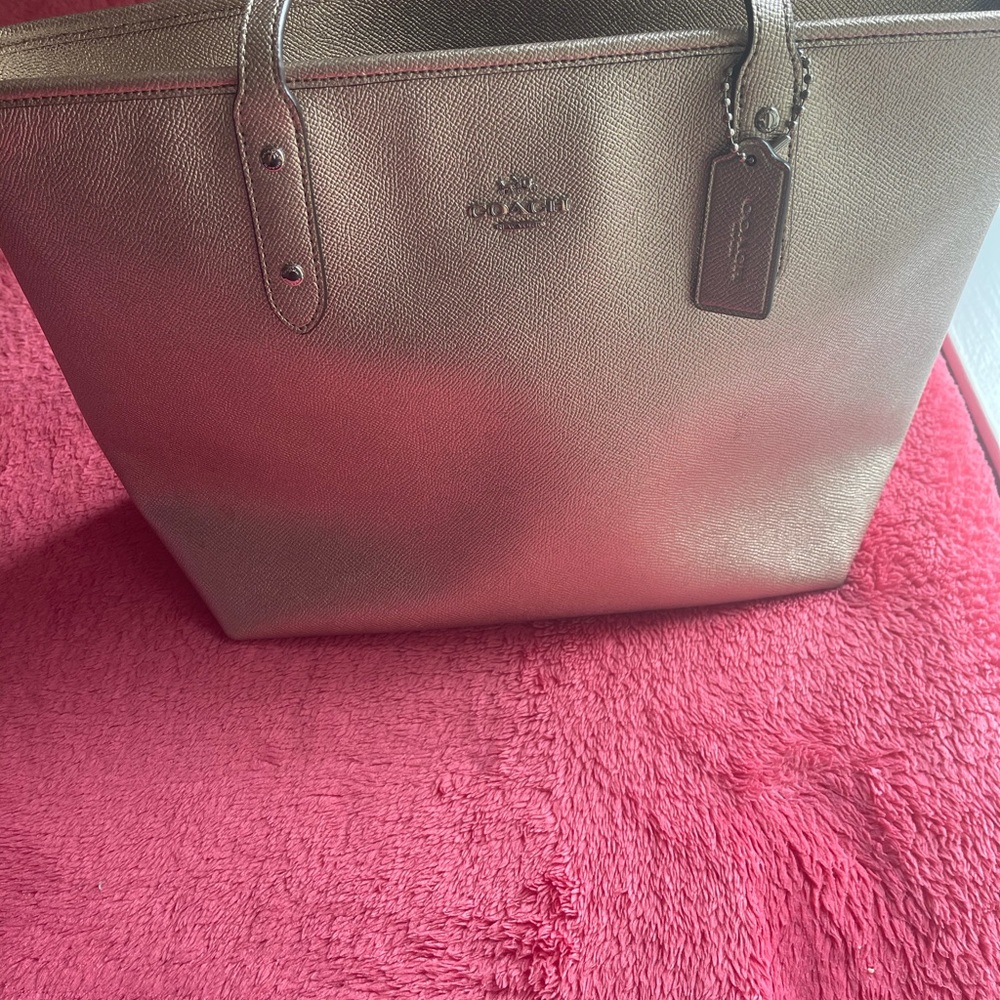 Coach food tote bag
